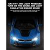 Miniaturas 1/32 BMW I8 Super Coche Deportivo Alta Simulación Diecast Aleación Modelo de Coche Sonido y Luz Retroceso Colección Juguete para Niños Regalo