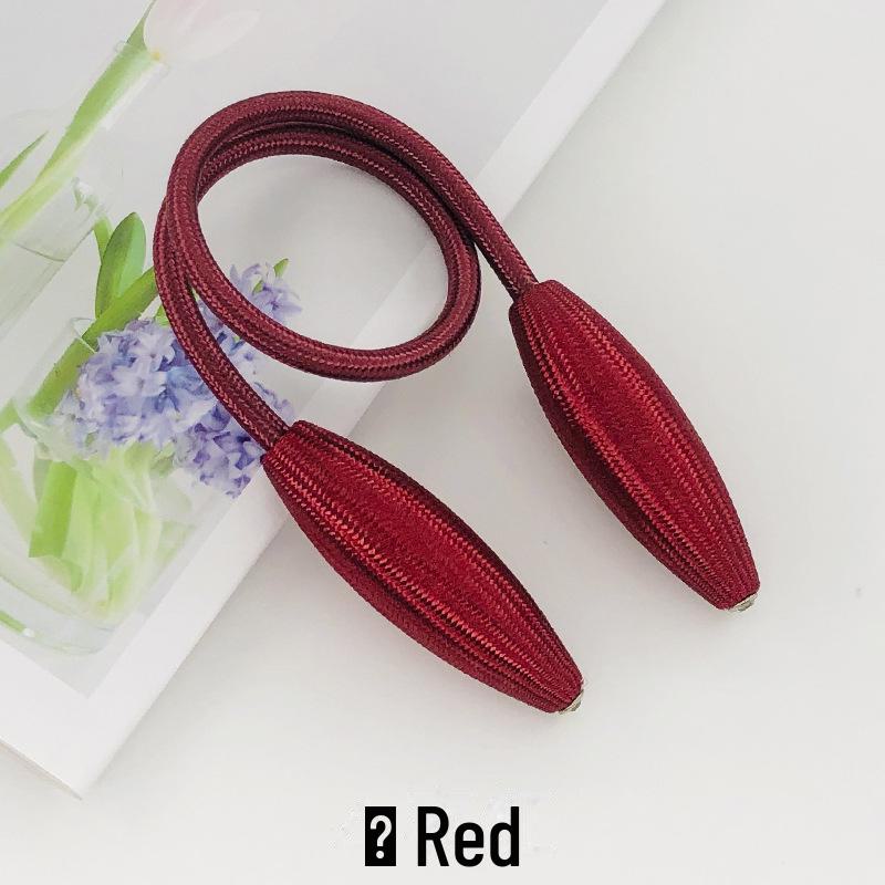 

Элегантный металлический зажим для подхвата штор Single красный