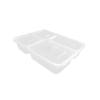 Disposable Microwaveable 4-Compartment Takeaway Container