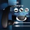 Remote Control Thrusting Anal Vibrator with Thick Penis Ring Prostate Massager 10 Mode 3 Motors Anal Plug Sex Toys