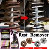 Car quick-care rust remover spray, car exhaust pipe rust remover, car wheel rim rust remover, metal powder cleaner
