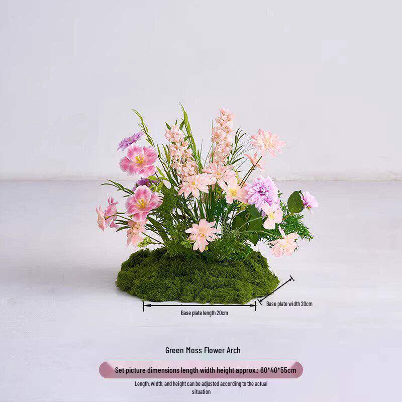 Monet Garden Purple Artificial Floral Decorations for Spring Landscaping Ornaments