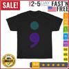 Teal and Purple Semicolon Suicide Prevention Awareness Warrior T Shirt Men Women