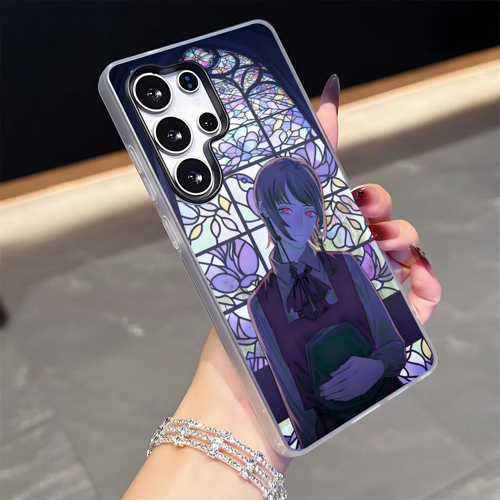 

Kiga no Akuma Famine Kiga Phone Case for Samsung S26 S25 S24 S23 S22 S21 FE Plus Ultra Black 2-in-1 Jelly silicone case Galaxy S21 Ultra 5G