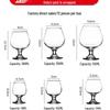 Jiakangming European Style Whisky and Brandy Glasses