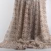 100x150cm 75D Imprimeu Leopard Șifon Material Rochie de Var cu Bretele Protecție Solară Subțire Transparentă Cădere Liberă Material Șifon Fără Șifonare