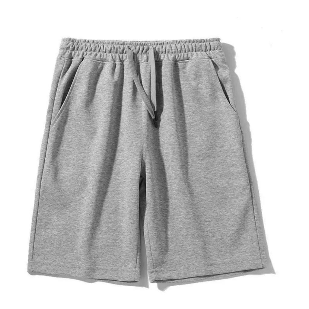 Pantaloncini Sportivi in Cotone a Gamba Larga Donna Estate Casual Larghi Studente Dritti Monocolore Pantaloni a Cinque Punti