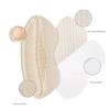 Cushioned Adhesive Heel Inserts with Silicone Paaded Soft Flannel Fabric Heel Grip for Protective Secures Fit in Shoes