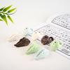 Ceramic Lotus Pod Incense Holder - Auspicious Clouds Design, Small Tray for Stick Incense, Chinese Style, Simple Craft