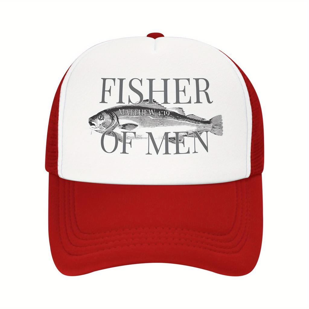 Fisher of Men Matthew 419 Trucker Hat Breathable Mesh Baseball Cap Casual Adjustable Headwear