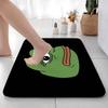 Sad P-Pepe The Frog Floor Mat Floor Mat Home Entrance Bedroom Toilet Bathroom Door Absorbent Non Slip Foot Pad