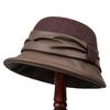 Hat women's autumn and winter new bucket hat fashion basin hat to keep warm in winter