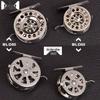 Front-Drag CNC Aluminum Alloy Fly Fishing Reel for DIY Surf Rods – All-Metal Design