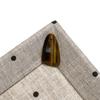 2 Pcs Reiki Healing Natural Stone Trapezoid Faceted Pendants 12x22mm, Drilled Gemstone Charms for DIY Necklace Jewelry Making Supplies