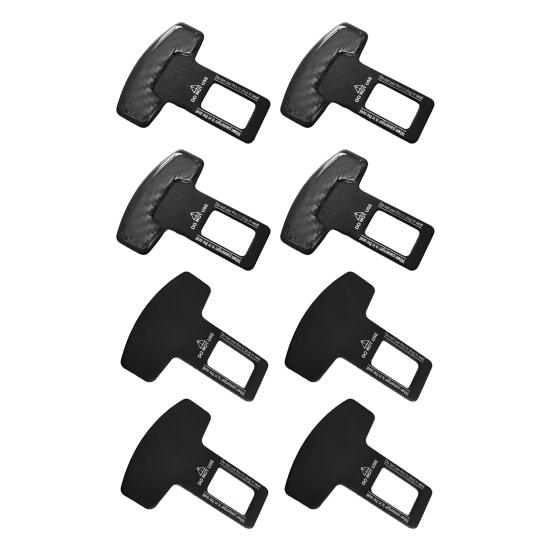 4 Pcs Automotive Belt Insert Slot Pad Latch Wear-Resistant Car Safety Belt Slot Buckle Replacement for All Models