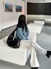 2026 Large Capacity Black Crossbody Bags For Women Soft PU Vintage Casual Shoulder Bag New Style Versatile Tote Bag