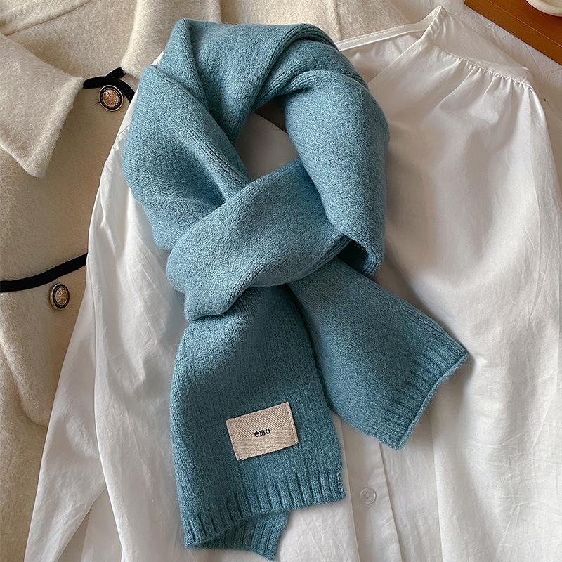 Warm Cashmere Soft Scarf Women Shawl Knitting Wraps Luxury Thick Blanket Winter Bufanda Pashmina Female Travel Stoles