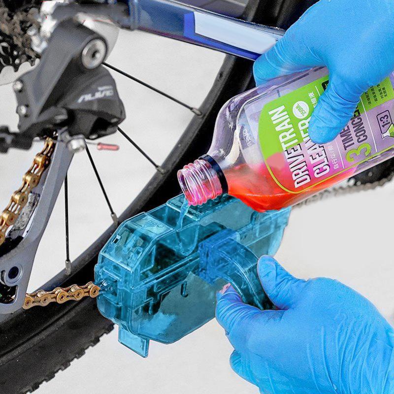 Přenosný čistič řetězu jízdního kola Kartáče na kolo Čistič Mycí nástroj Horská cyklistika Čisticí sada Venkovní příslušenství Čištění řetězů