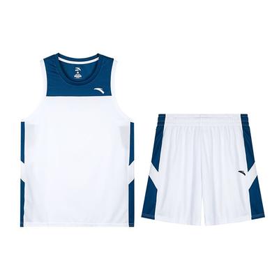 Basketbalový tým Dres a šortky Set Pánské Sportovní oblečení Čistě bílá 952351201-1
