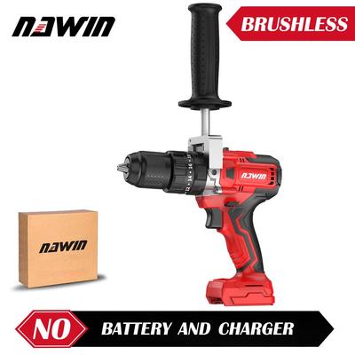 NAWIN 150NM Elektrische Schroevendraaier 13mm IJsboor Voor Vissen Borstelloze Slagboormachine Voor Beton Elektrisch Gereedschap