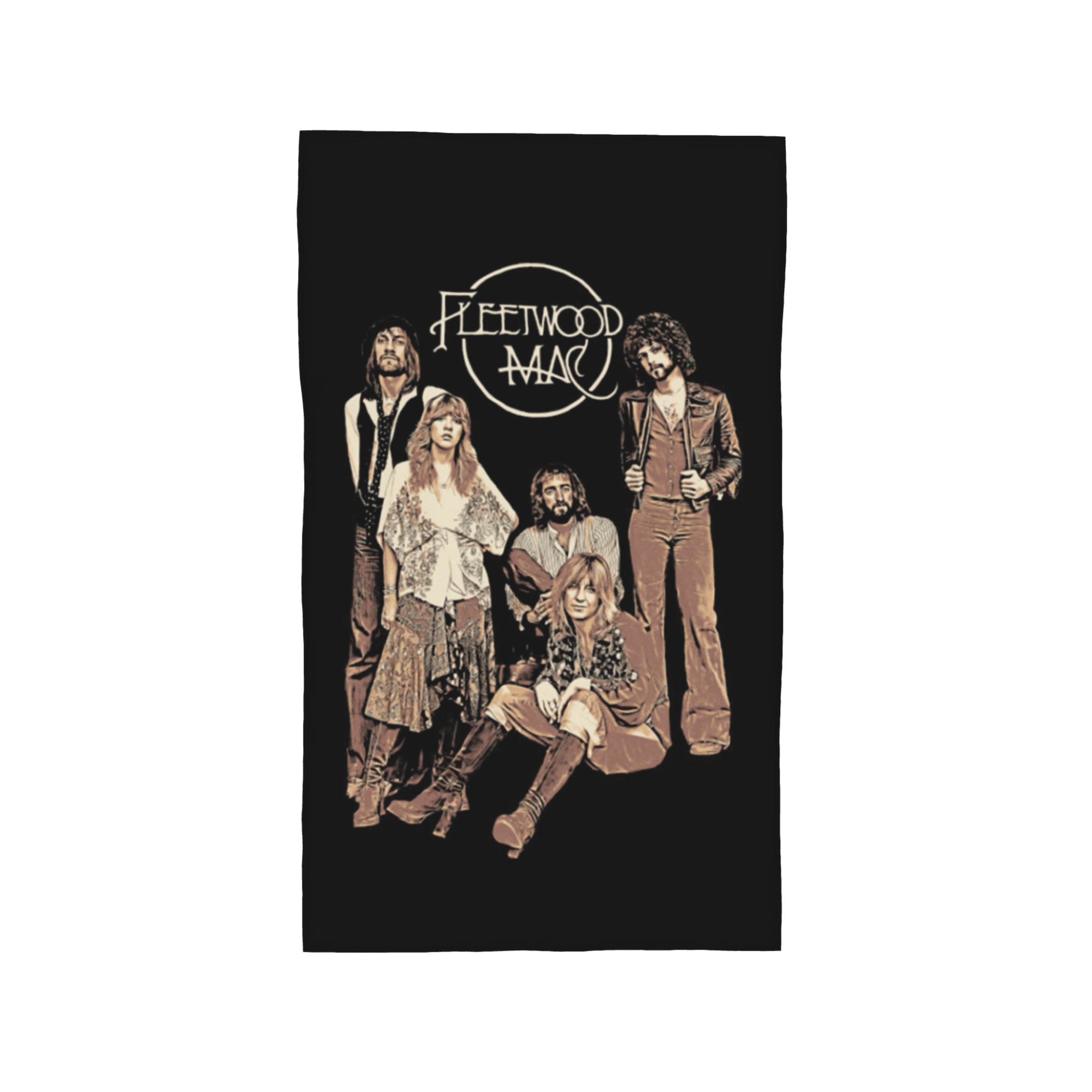 

Винтажное полотенце для лица Fleetwood Mac Мягкое Быстросохнущее для бассейна и ванны Хлопковые полотенца Впитывающее Быстро W40*H60(CM)