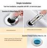 Universal Anti-Clog Bounce Filter Drain Stopper for Wash Basins