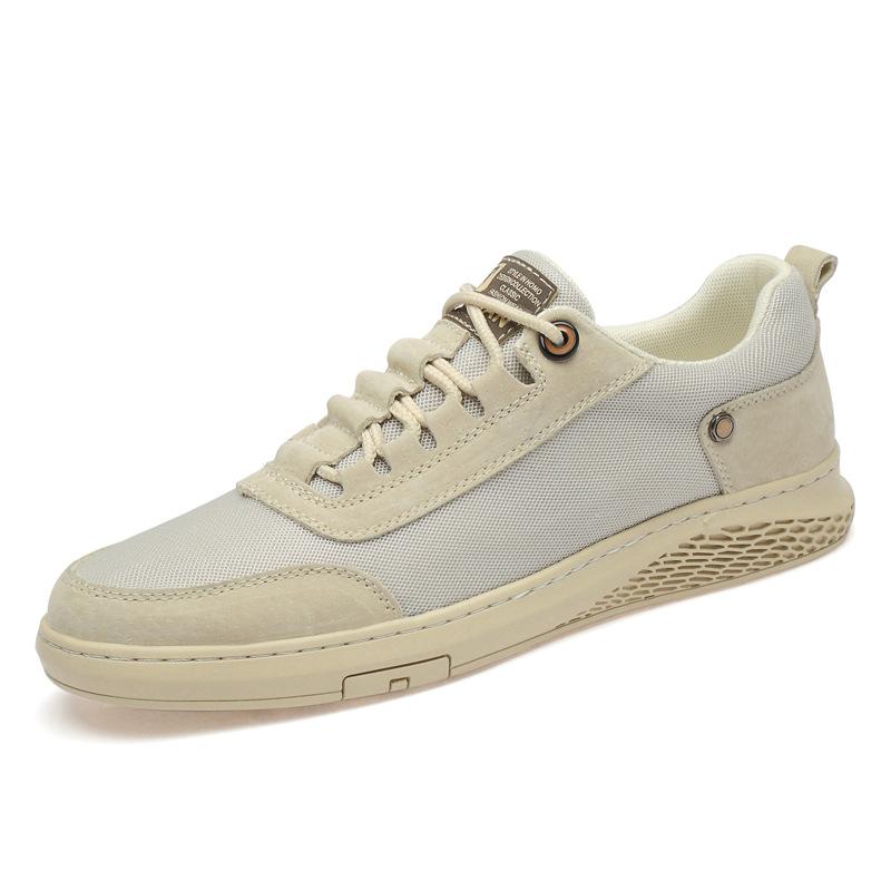 1003 Men'S Shoes Board Shoes Sports And Leisure Shoes Spring Low-Top Matte Leather Flat-Soled Sports Shoes Velvet Cotton Shoes
