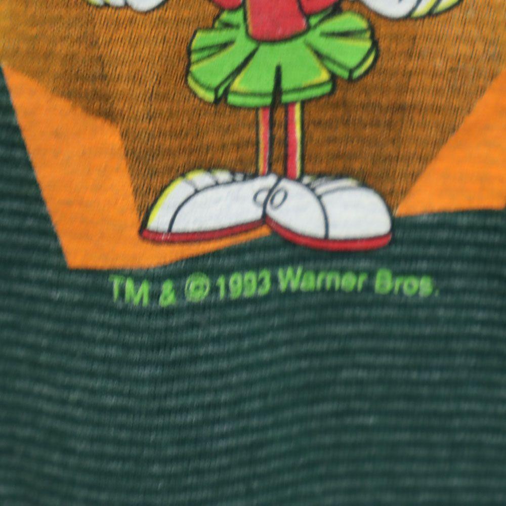 Looney Tunes 90s Made In USA Old Border Print Short Sleeve T-shirt M Men's Used