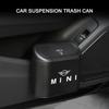 Car Vehicle Case Storage Box Black ABS Square Pressing Trash Can For BMW Mini Cooper F54 F55 F56 R56 R60 SONE Roadster Clubman Coupe