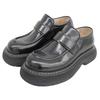 BOTTEGA VENETA Excellent condition SWELL LOFER Swell loafers, men's, black, size 40 1/2 shoes 40 1/2 blackUsed