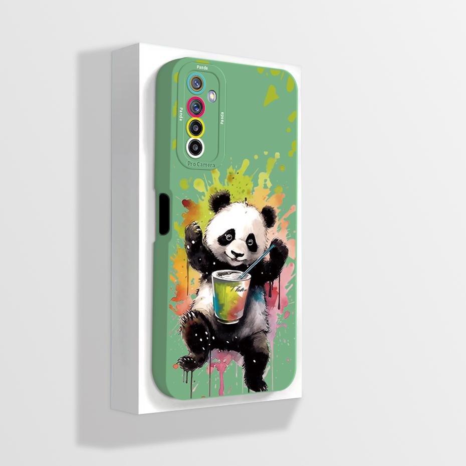 For Realme 6 Pro RMX2063 Case Realme 6 RMX2001 Phone Case Aesthetic Cartoon Astronaut ShockProof Soft Silicone Back Cover Fundas