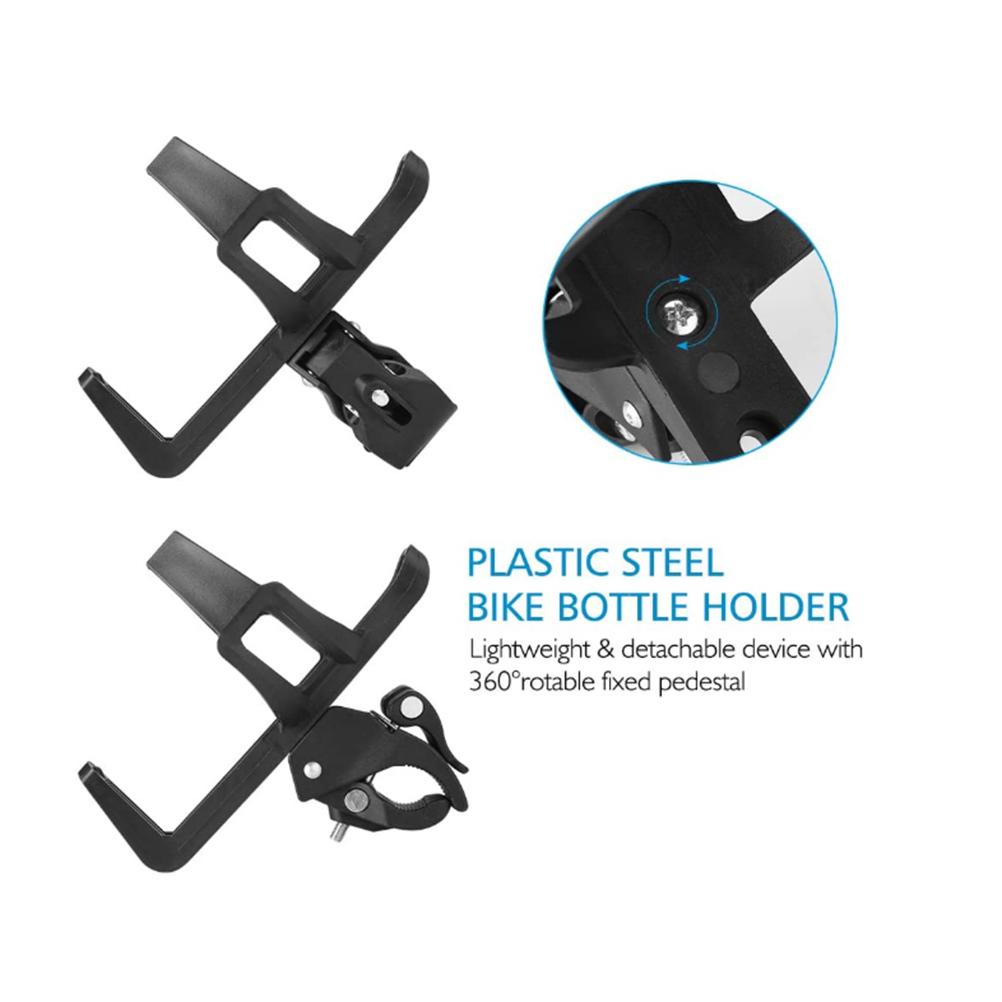 Bike Water Bottle Holder Bike Cup Holder 360 Degree Rotating Drink Holder for  Bike Water Bottle Cage