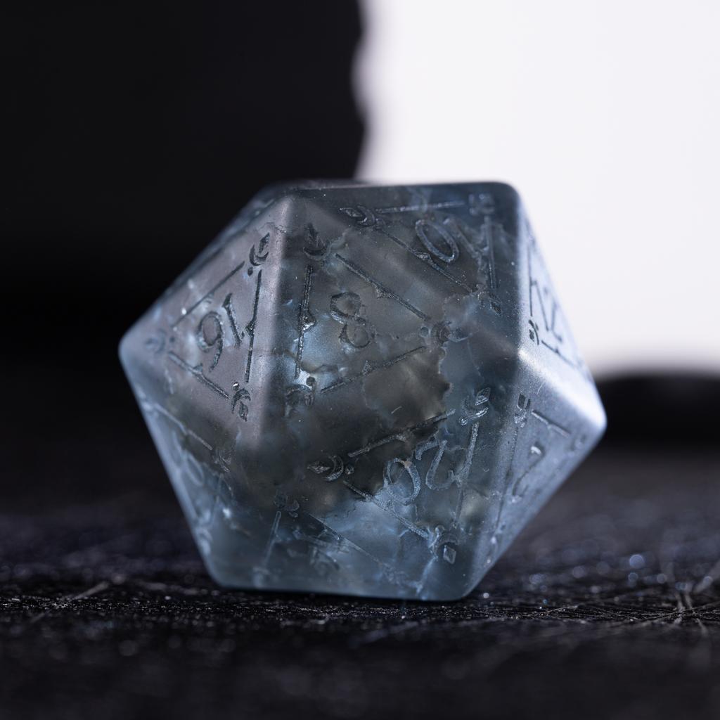 Babylon Dice, Ice Crack Crystal Dice Original Peripheral Return To the Future 1999 Comala Rain