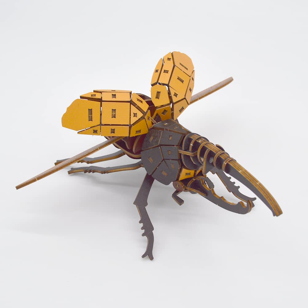 Tsukurundesu Pocket Bugs Colored Hercules Beetle with Japanese Instructions