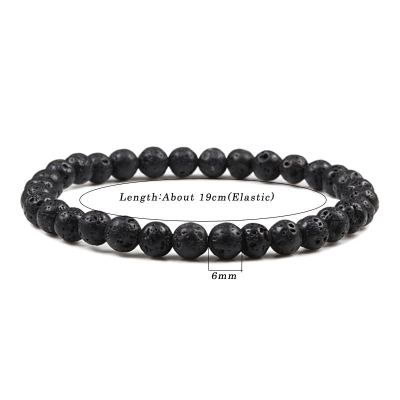 Hot Sale 2pcs/Set Couples Beaded Bracelets Tiger Eye Black Lava Natural Stone Beaded Bracelets Malachite Energy Elastic Jewelry