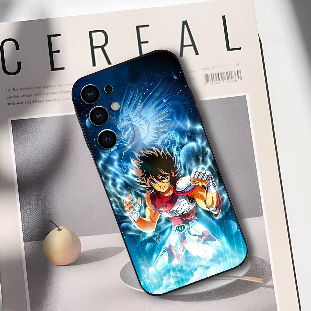 S-Saint S-Seiya Anime Phone Case Silicone Soft For Samsung S25,S24,S21,S22,S23,S30,Ultra,S20,Plus,Fe,Lite