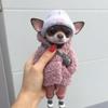 Niedliches Tier Mogwai Handgemachte Welpenpuppen Von Valentina Gekova Chihuahua SharPei Hund Statue Heimdeko Figur Zubehör