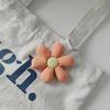 Schöner Candy Stoffblumen Schlüsselanhänger Niedliche Blume Form Schlüsselanhänger Mädchen Rucksack Anhänger Taschen Mode Dekoration Zubehör
