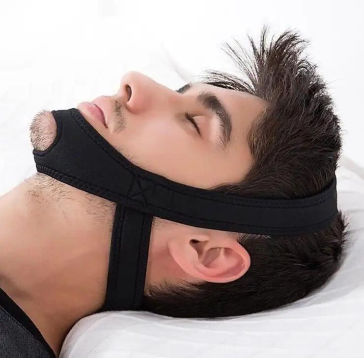 New Neoprene Anti Snore Chin Strap Adjustable Sleep Support Belt Stop Snoring Jaw Solution Apnea Care Tool