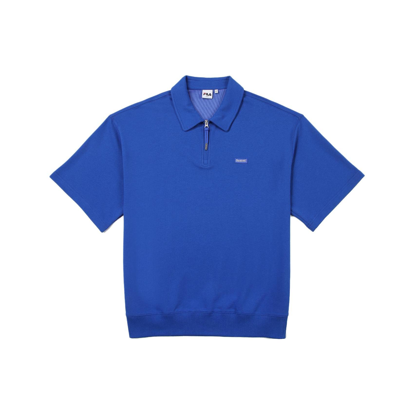 FILA Polo Shirts Men s Blue Polo Collar Thin Straight Fit FS2POF2134X_CBT L