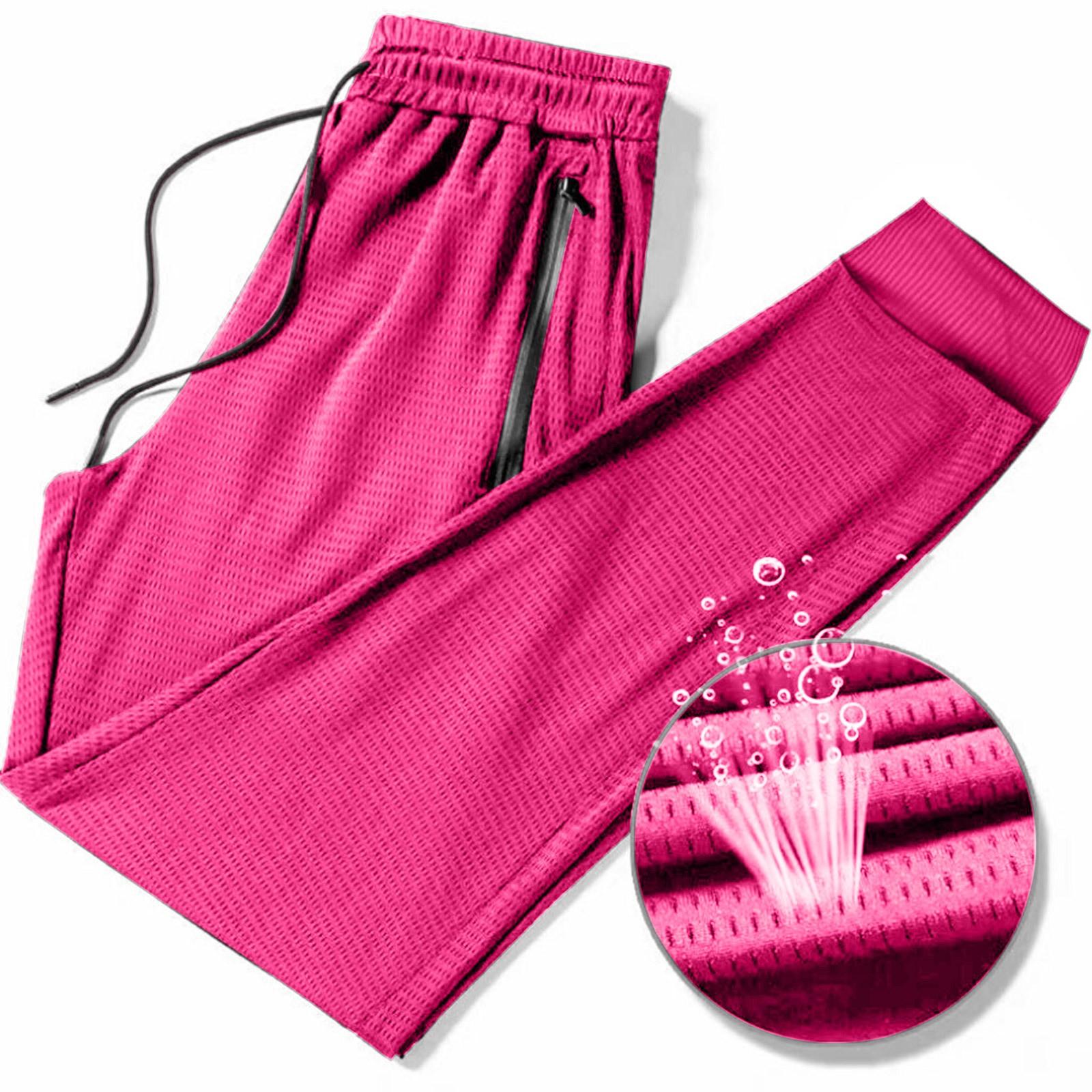 Женские и мужские повседневные однотонные с завязками на талии для тренировок и занятий в спортзале с карманами на молнии M