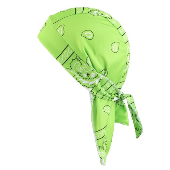 Cappello da Pirata in Tessuto Traspirante con Stampa di Anacardi Poliestere Spandex 1 Pezzo
