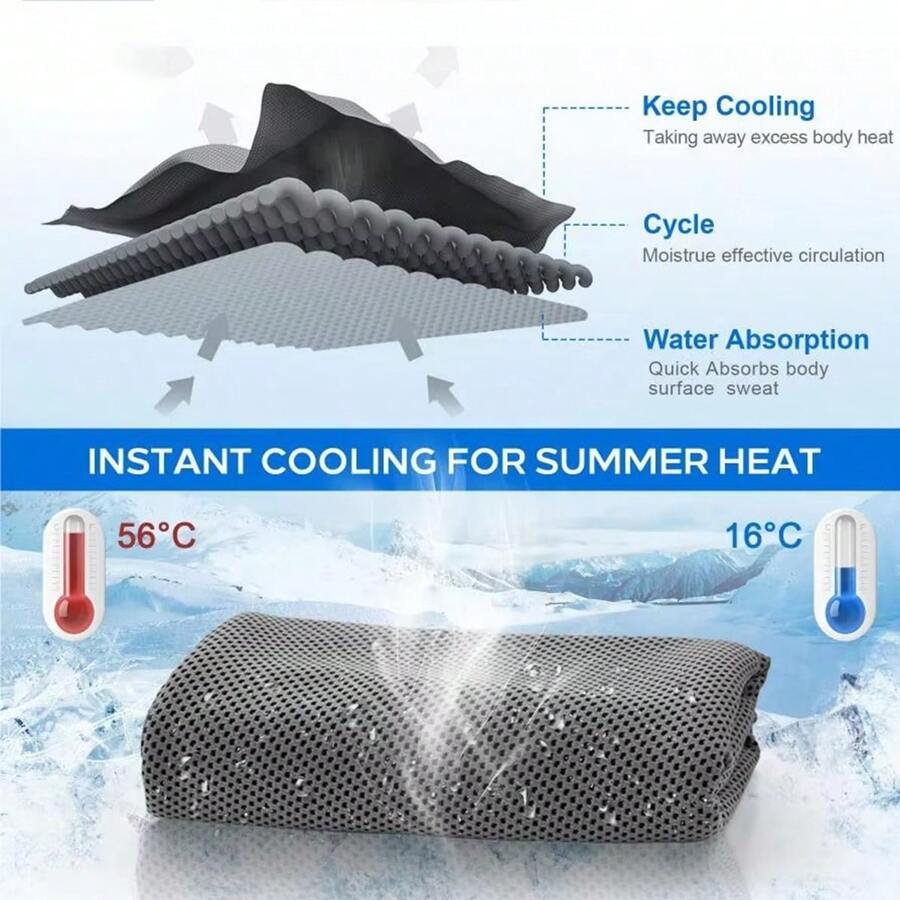 1/3pcs Cooling Towel 30*80cm Quick-Drying Outdoor Sport Gym Towel Lightweight Ice Silk Swimming Pool Towel Absorbent Sweat Towel