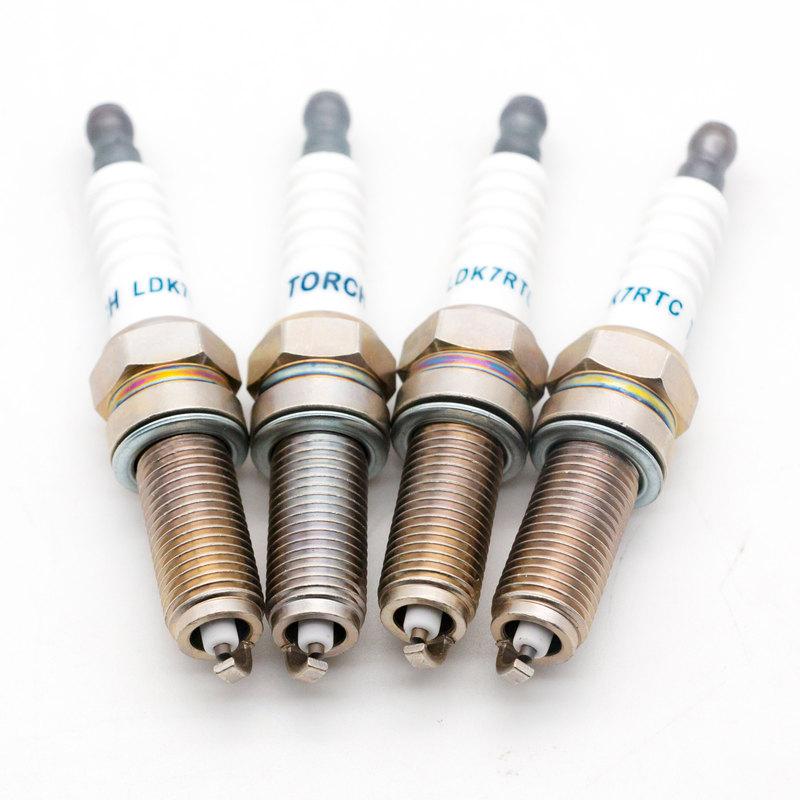 2-8PCS Spark Plugs TORCH LDK7RTC Replace for 5847/LKR7B-9 LKR7B9 1643/LKR7E 90724/LKR7D-DE LKR7DDE Champion RER8YC Denso XUH22TT
