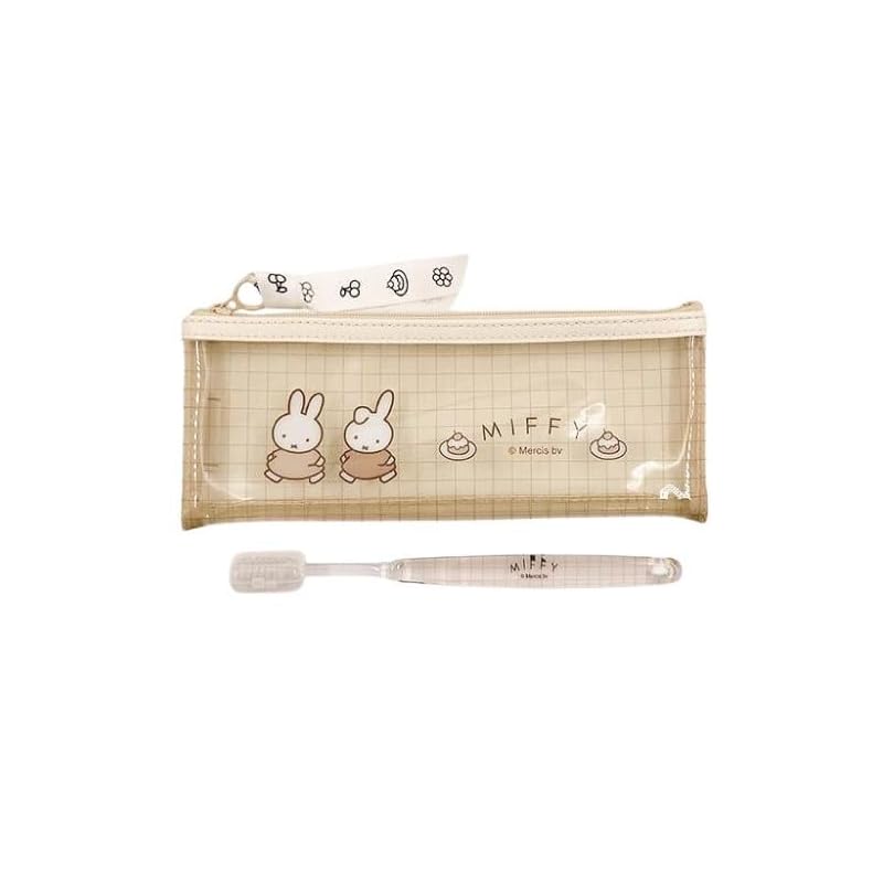 

toothbrush pouch ivory good friend patch miffy