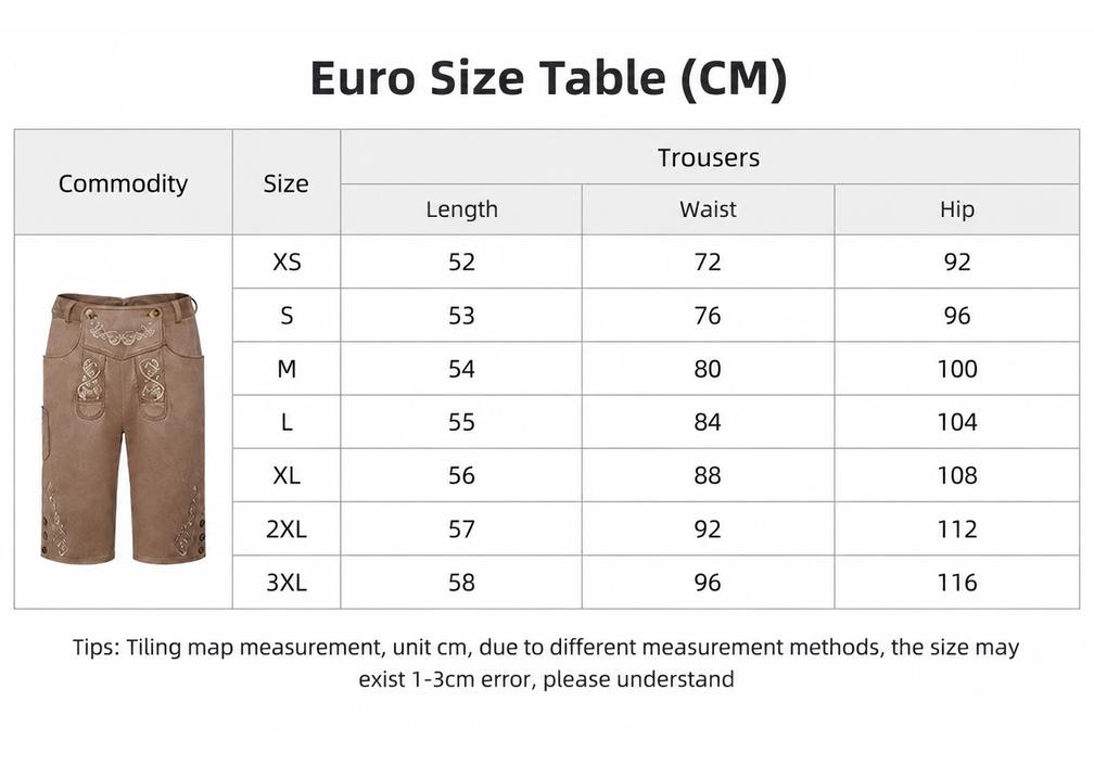 Men's Brown Suede Beer Pants Size XS