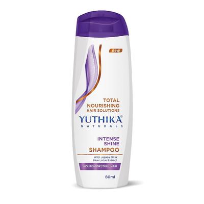 Yuthika Intense Shine Shampoo 80ml Pack of 1 for Dry & Frizzy Hair Nourishing Hydration