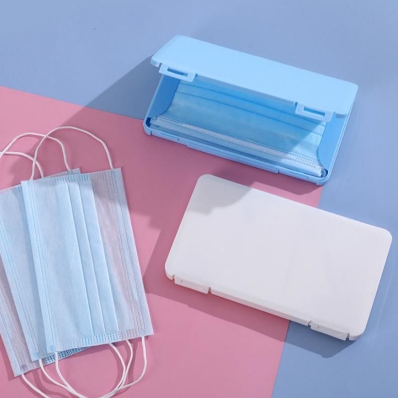 Mask Storage Box Packaging Dustproof Mask Case Face Mask Holder Safe No Pollution Disposable Mask Box Organizer Household Tools
