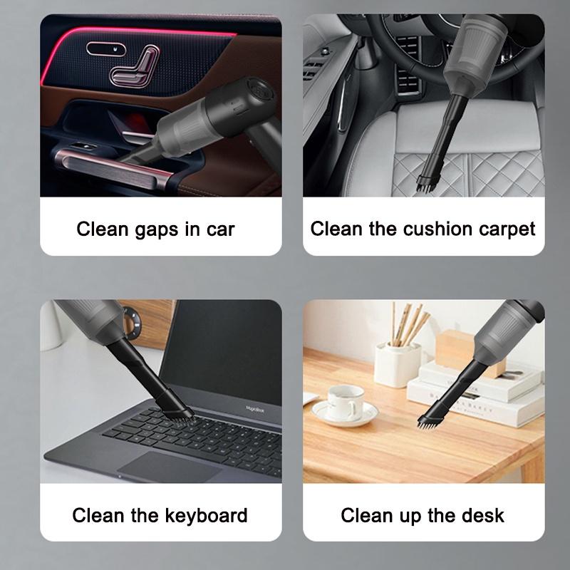 9000Pa 100W Mini Car Vacuum Cleaner Auto & Home Cordless Vacuum Cleaner Carpet Air Duster Wireless Car Vacuum Cleaner