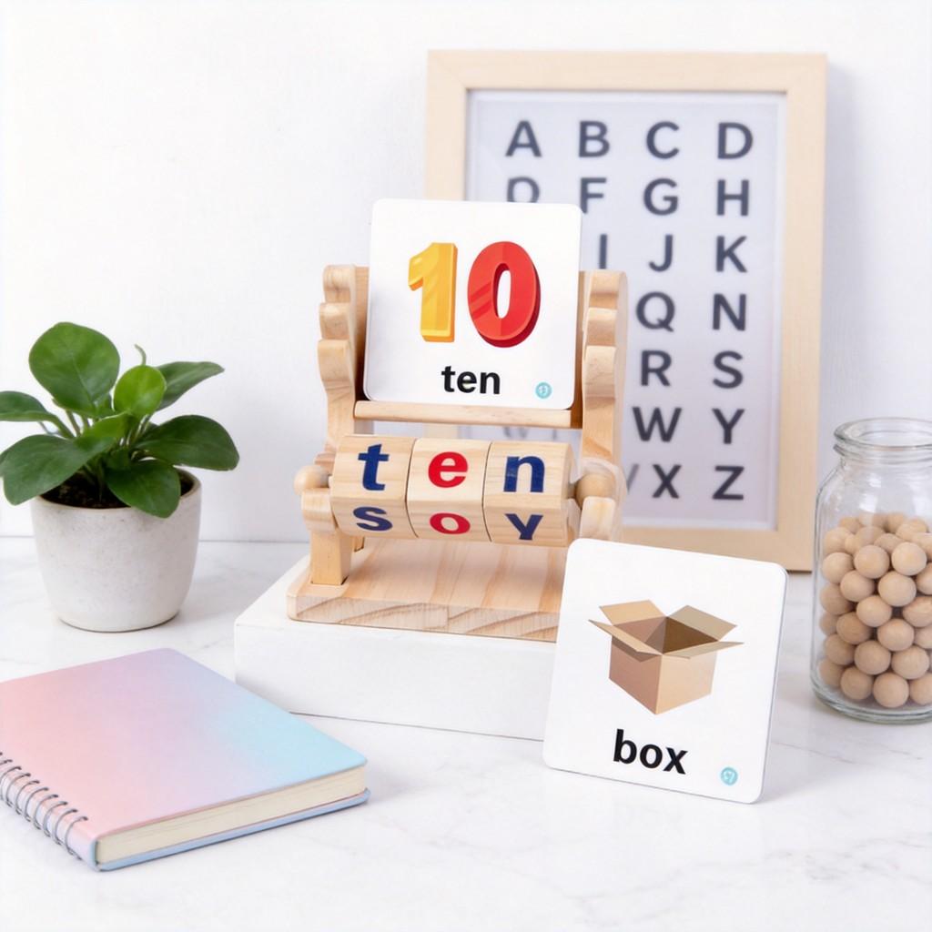 Wooden Alphabet Puzzle Toy For Babies Early Education Word Building Kids Learning